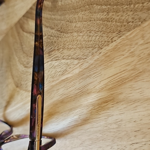 Coach Purple Eyeglasses with Case - Picture 3 of 10
